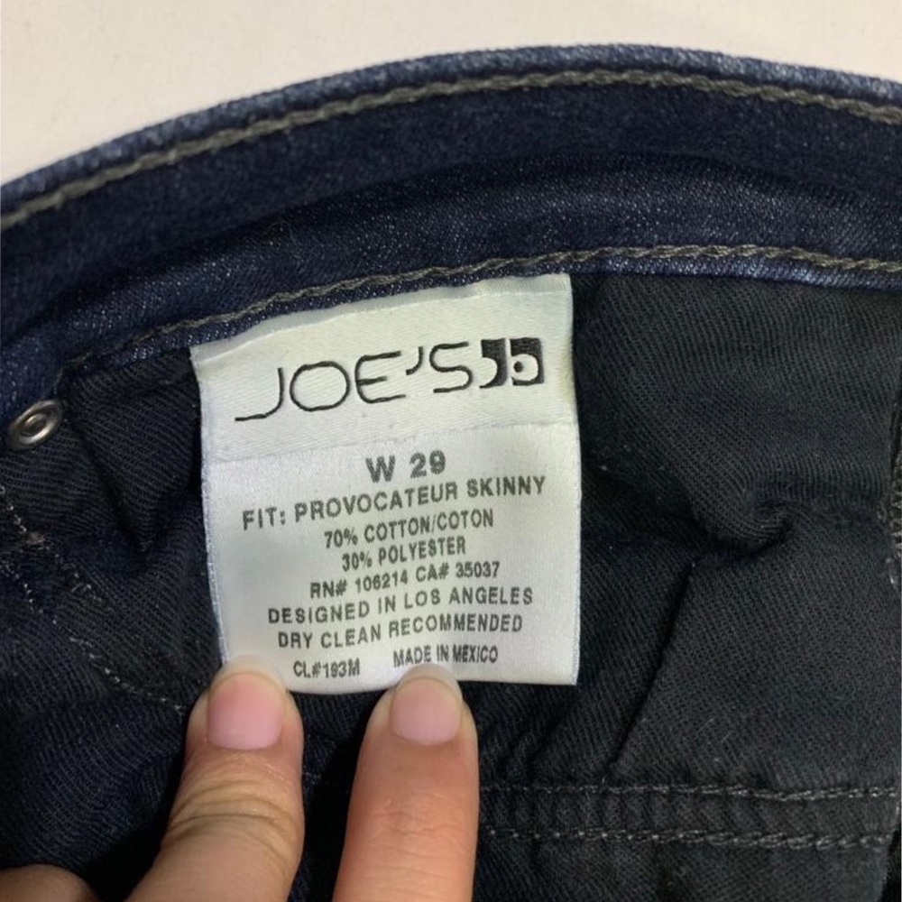 Joe’s provocateur skinny jeans W29